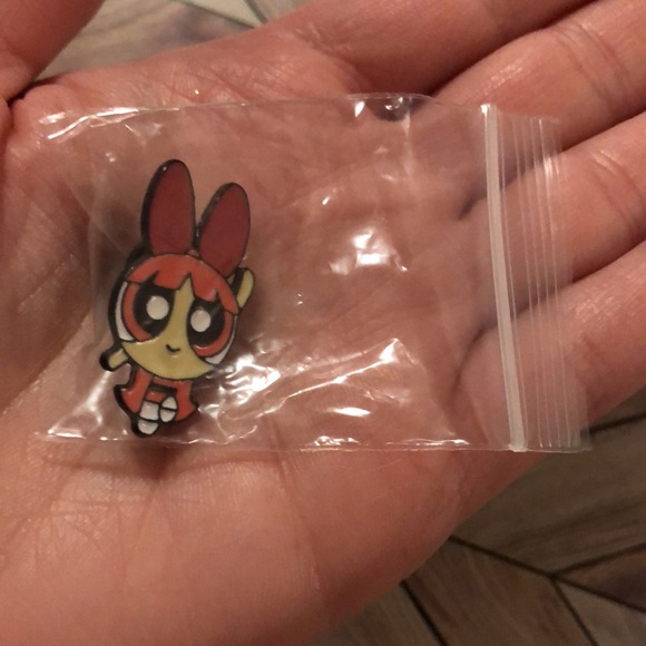 Powerpuff Girls Cartoon Network Blossom 90s Y2K Metal Enamel Pin Brooch - Picture 3 of 9